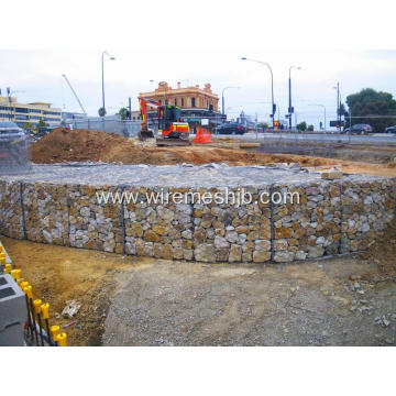 3.9 mm Galvanized Gabion Box for River Bank Project